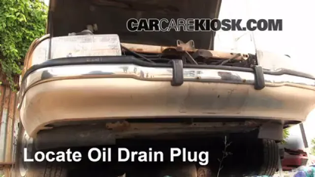 1993 Buick Roadmaster Estate Wagon 5.7L V8 Huile Changer l'huile et le filtre à huile